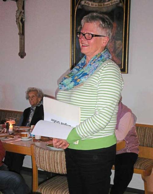 Brigitte Graßer sprach über den Hospizgedanken.